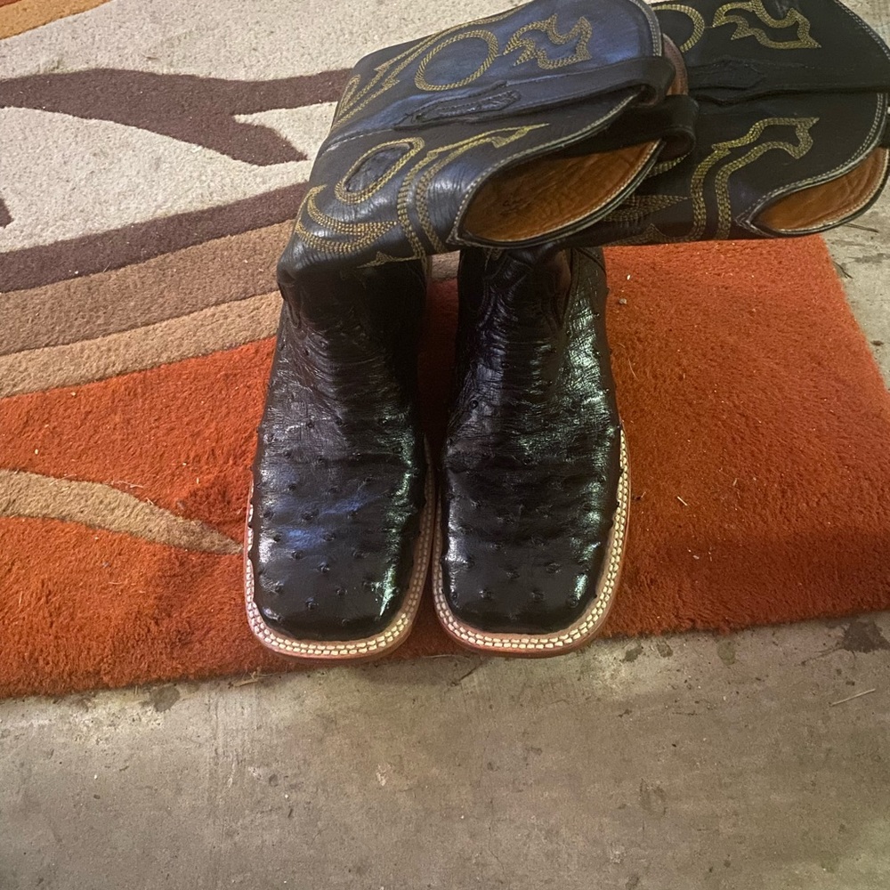 Ostrich Skin boots